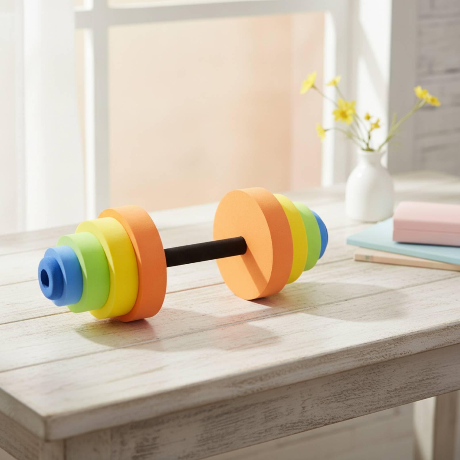 Dumbbell Set - Kids Foam Dumbbell Set with Rainbow