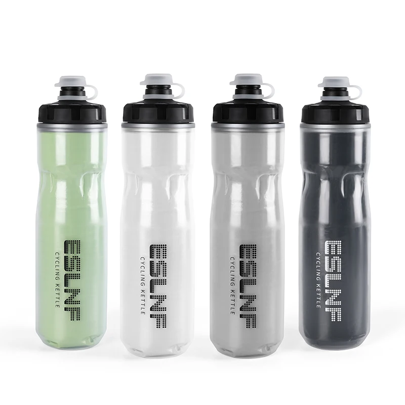 Sports Water Bottle Insulated - ESLNF 720ml Dual Layer Road Bike