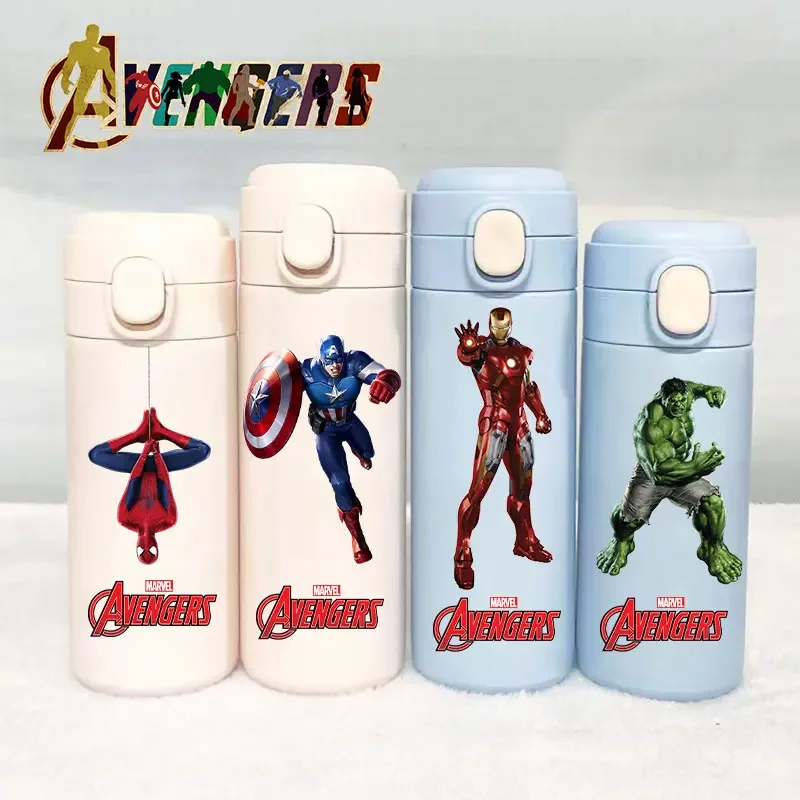 Sports Water Bottle Insulated - Marvel Thermal Cup 320ml/420ml The Avengers