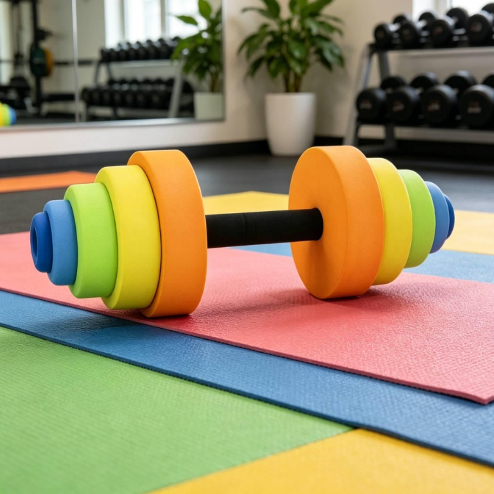 Kids Foam Dumbbell Set with Ra - Dumbbell Set review and price