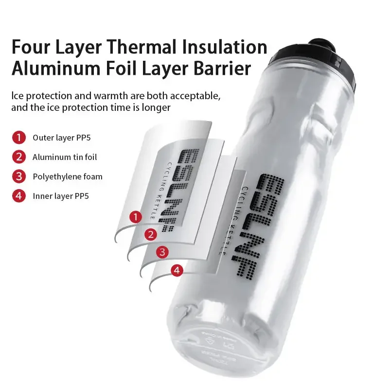 ESLNF 720ml Dual Layer Road Bi - Sports Water Bottle Insulated review and price