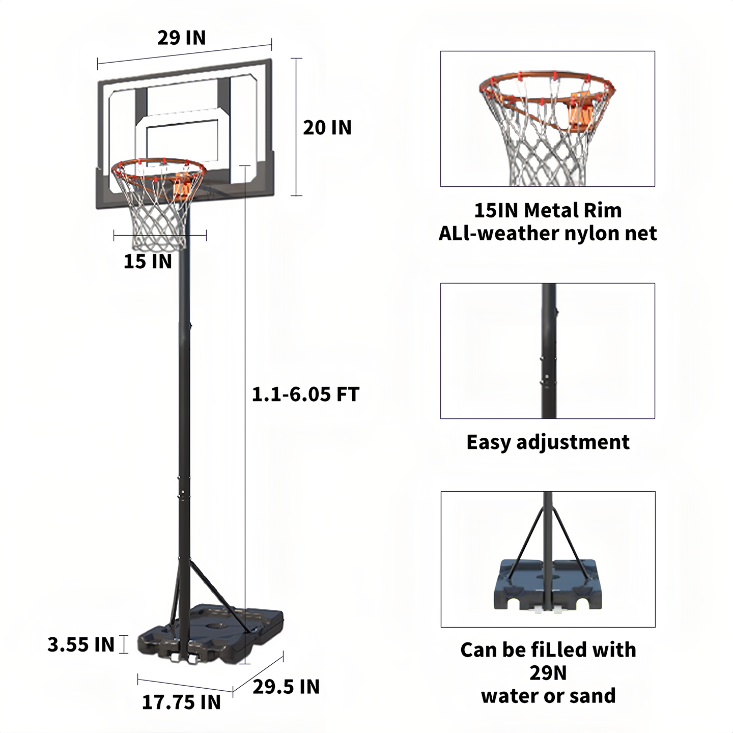 Wholesale Basketball Hoop,Port - Basketball Hoop review and price