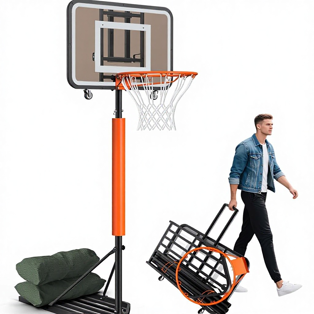 Adjustable Portable Basketball - Basketball Hoop review and price